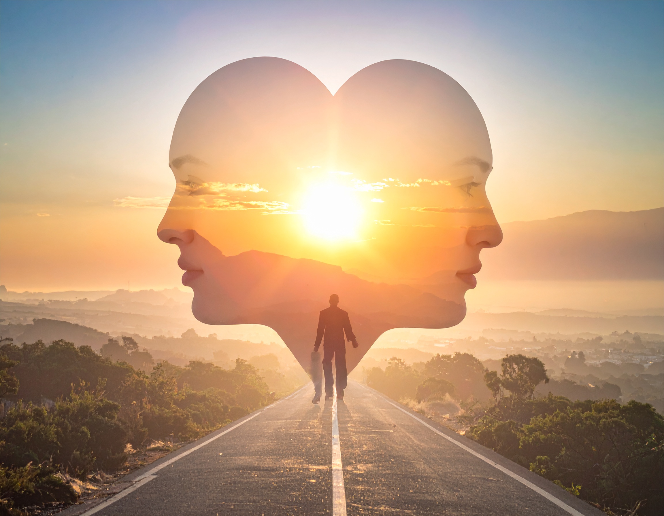 Person embodying their ideal self with confidence and self-esteem